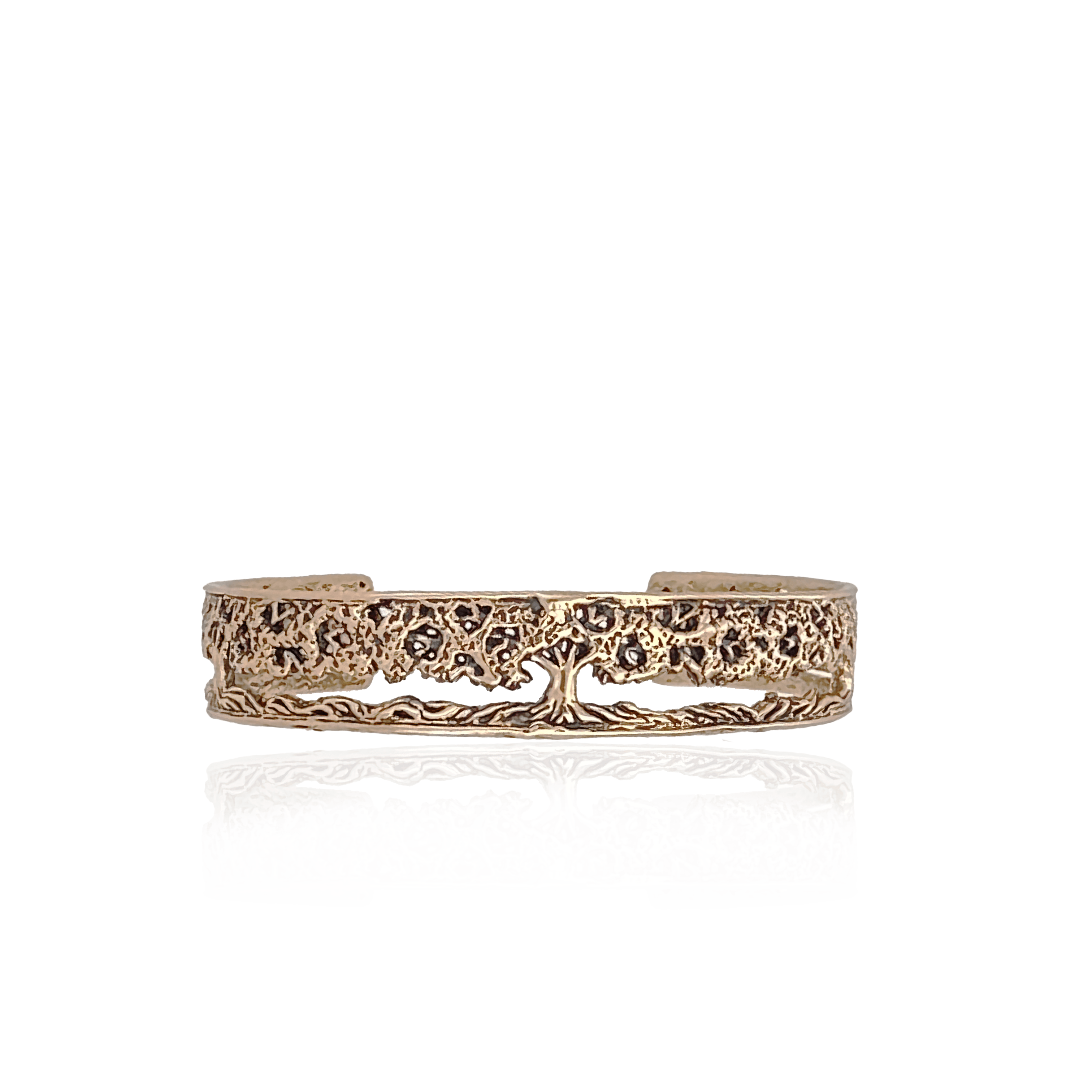 Jewelry Evolution Bracelet Bronze Tree of Life Filigree Cuff Bracelet