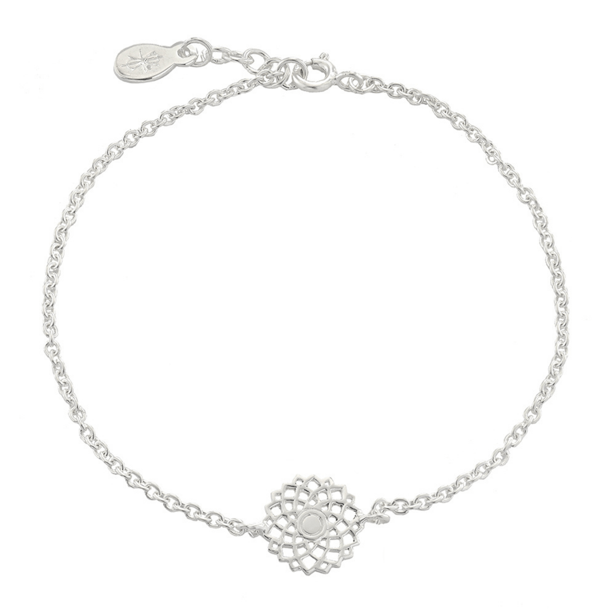 Jewelry Evolution Bracelet Crown Chakra Filigree Chain Bracelet