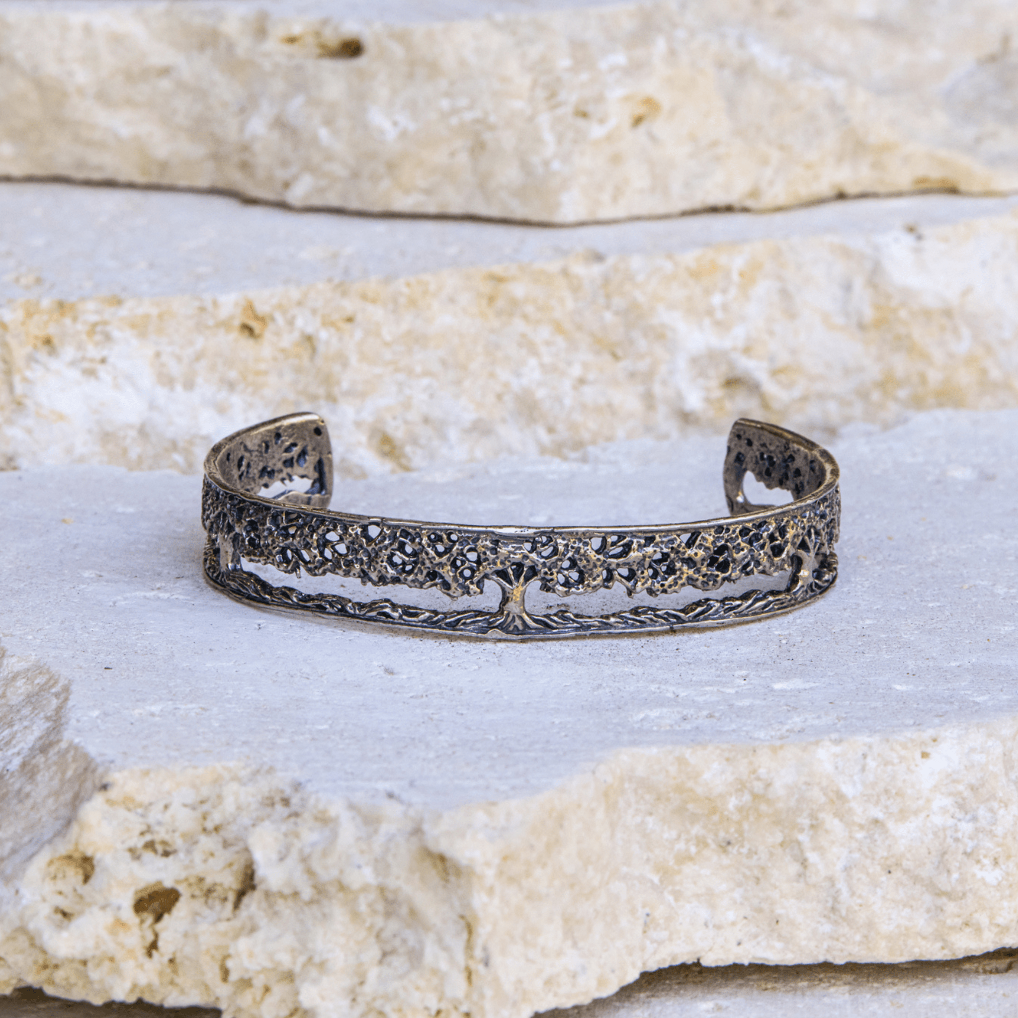 Jewelry Evolution Bracelet Tree of Life Filigree Cuff Bracelet