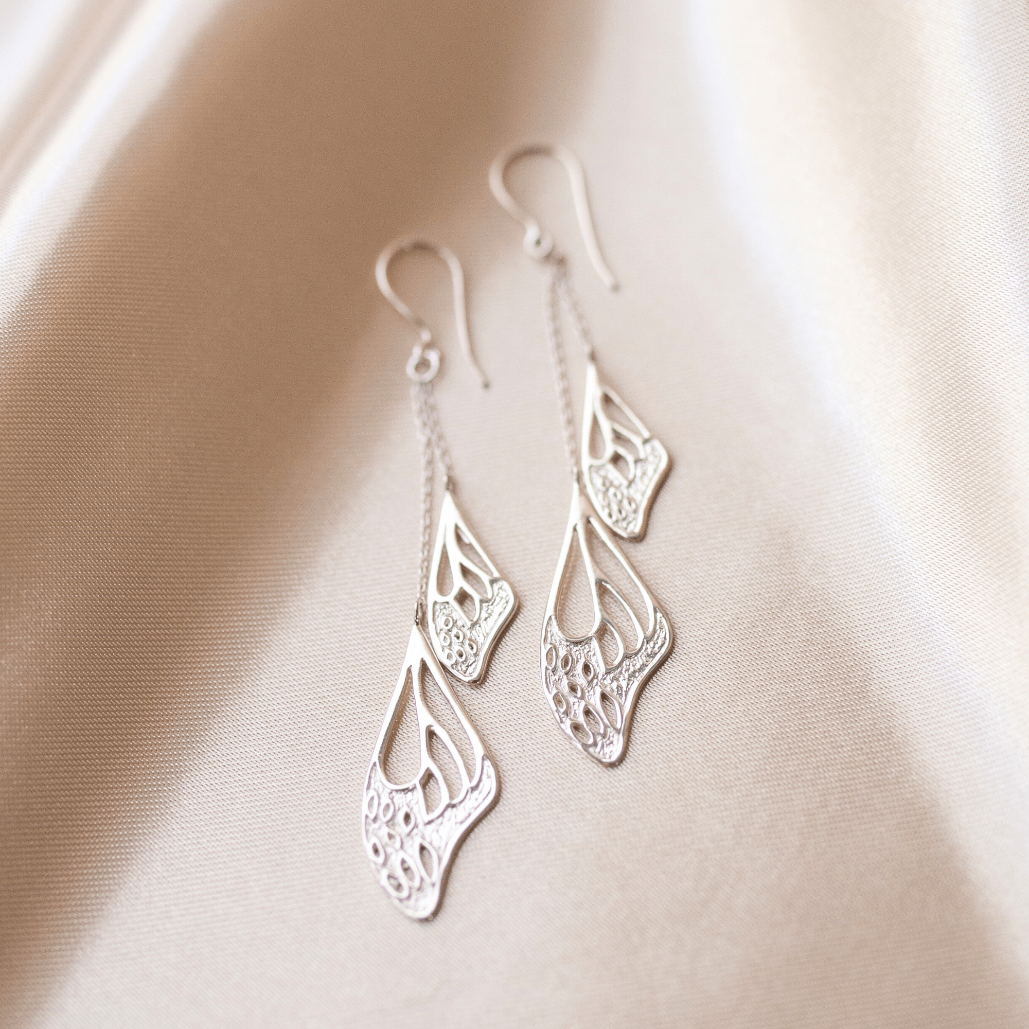 Jewelry Evolution Earrings Freedom Butterfly Wing Earrings