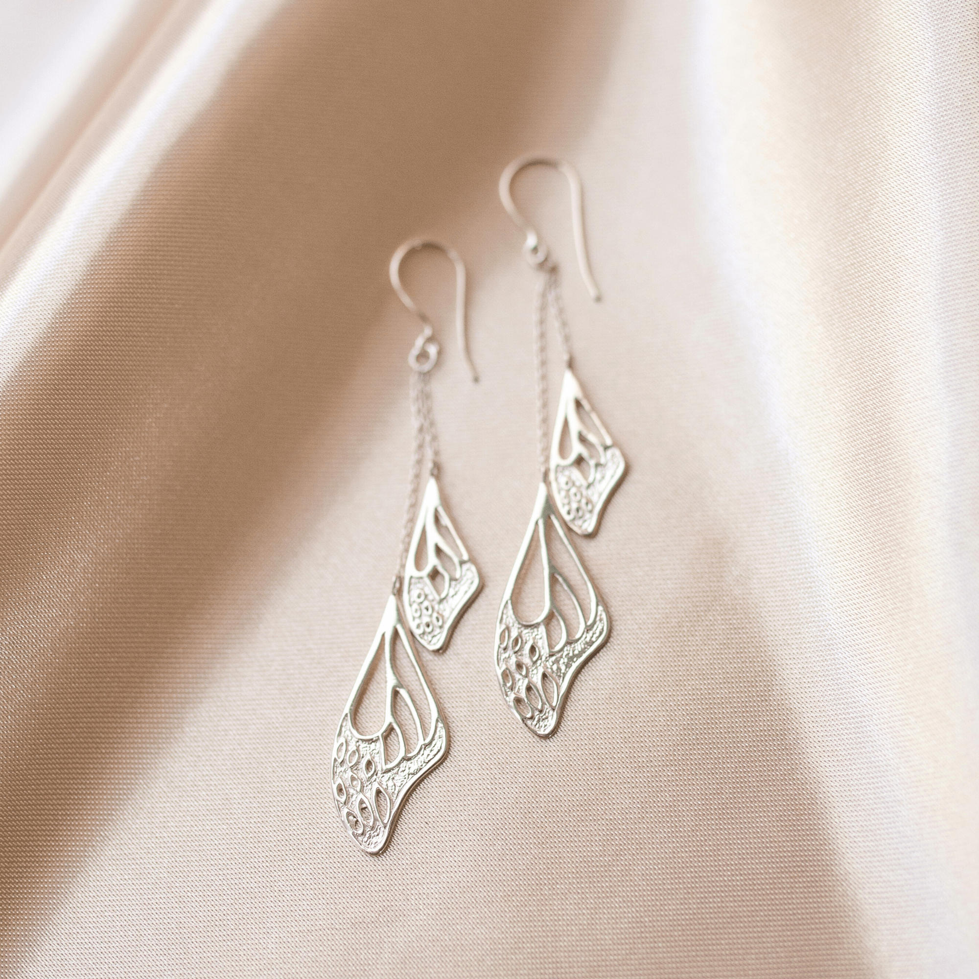 Jewelry Evolution Earrings Freedom Butterfly Wing Earrings