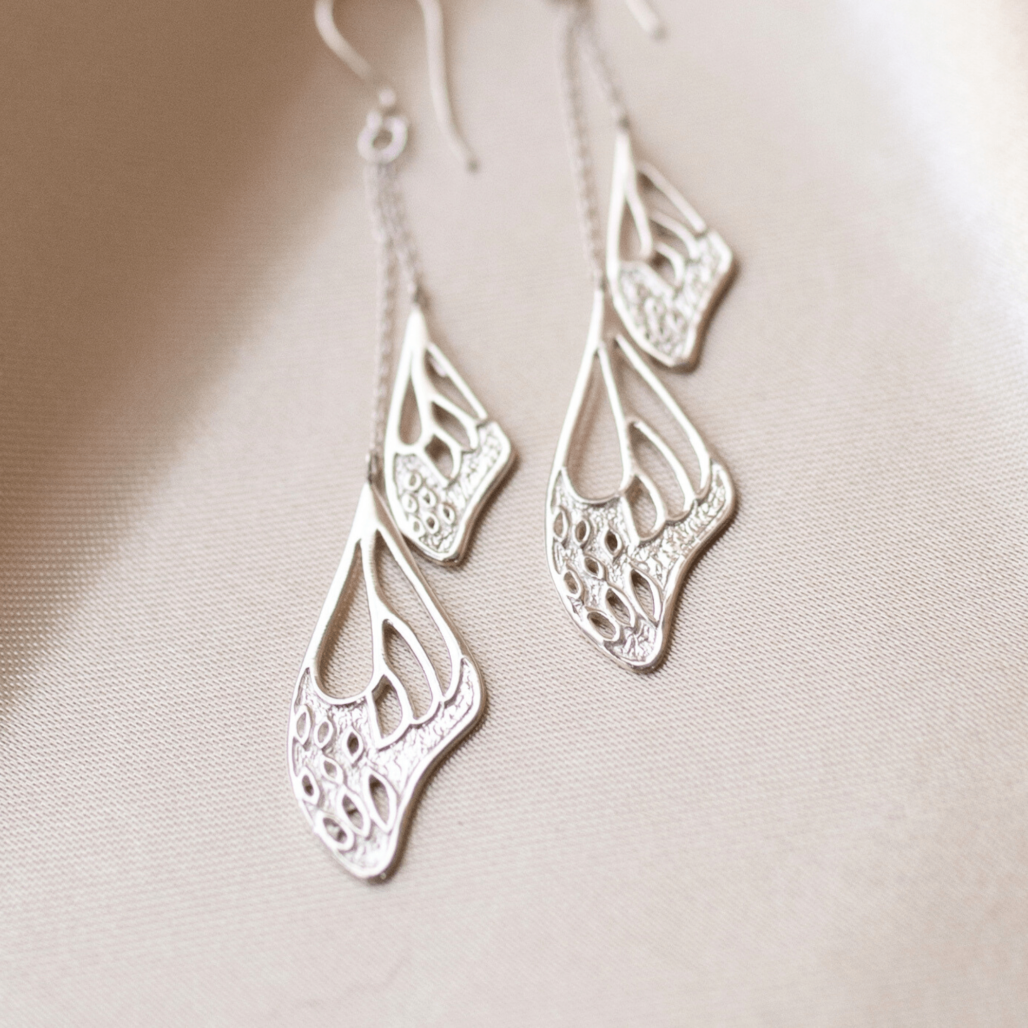 Jewelry Evolution Earrings Freedom Butterfly Wing Earrings