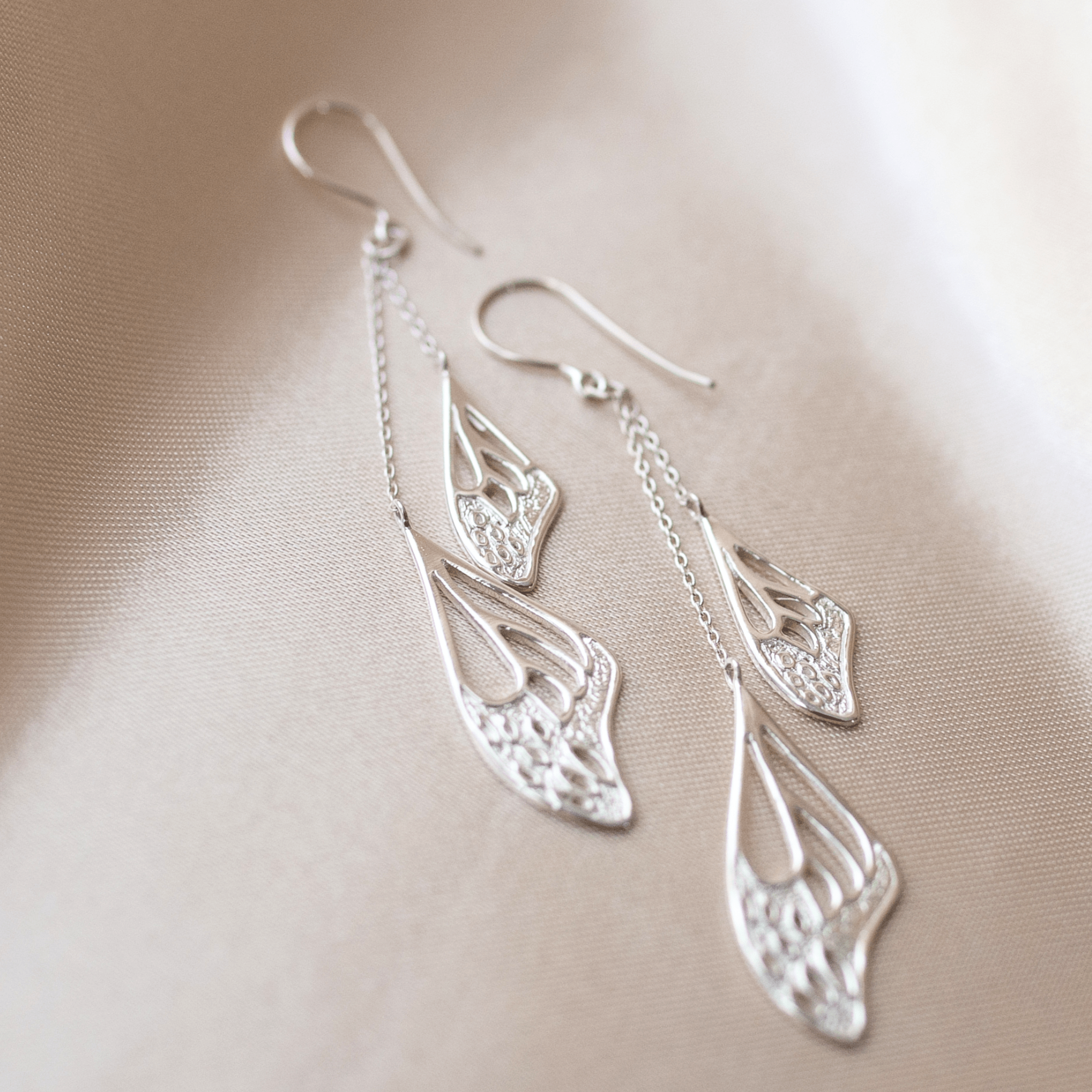 Jewelry Evolution Earrings Freedom Butterfly Wing Earrings