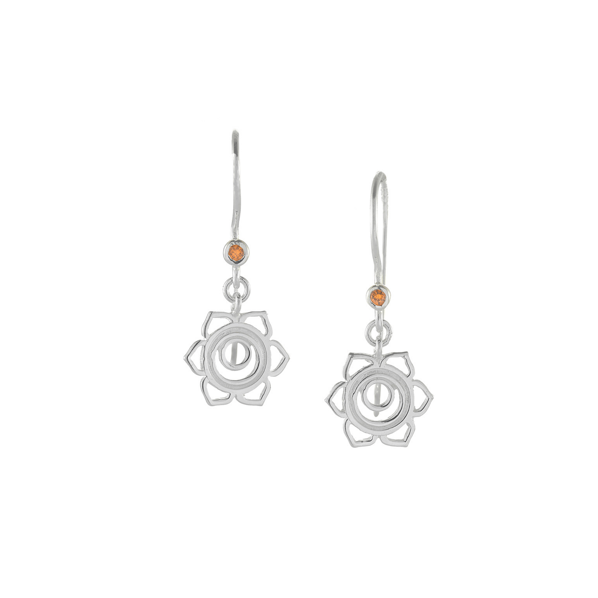 Jewelry Evolution Earrings Sacral Chakra Stone Dangle Earrings