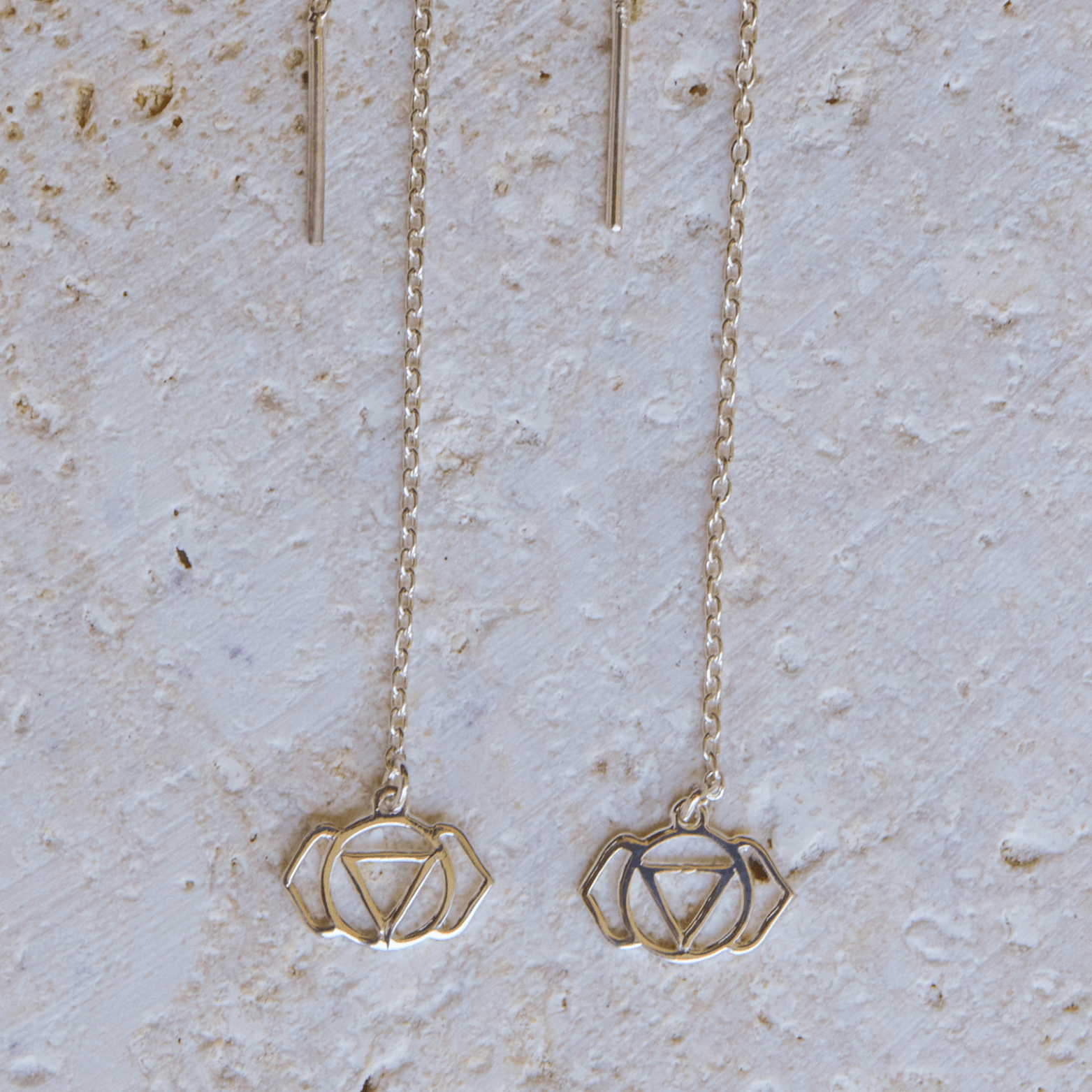 Jewelry Evolution Earrings Third Eye Chakra Threader Earrings