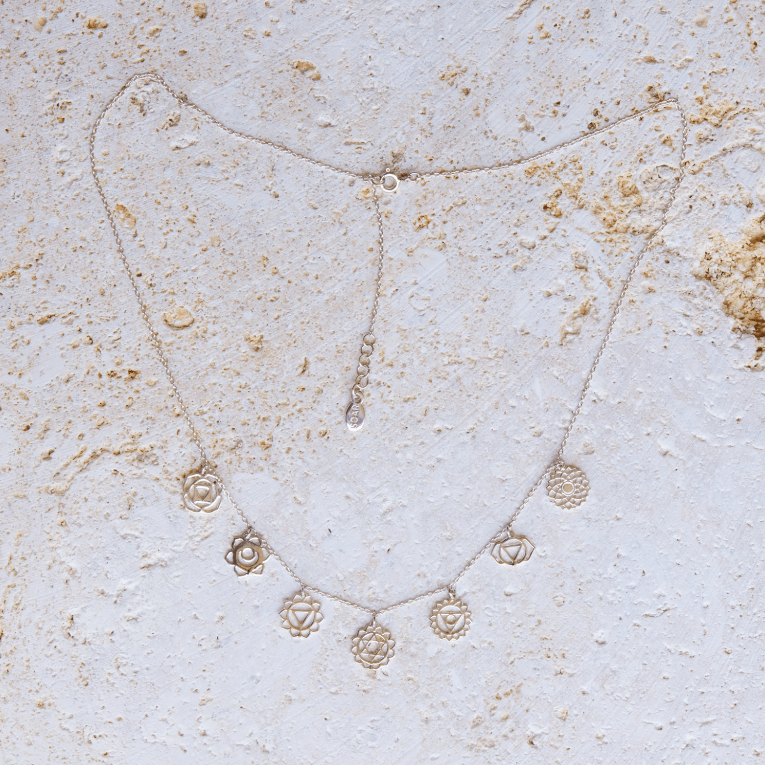 Jewelry Evolution Necklace Chakra Filigree Necklace -  All 7 Chakras