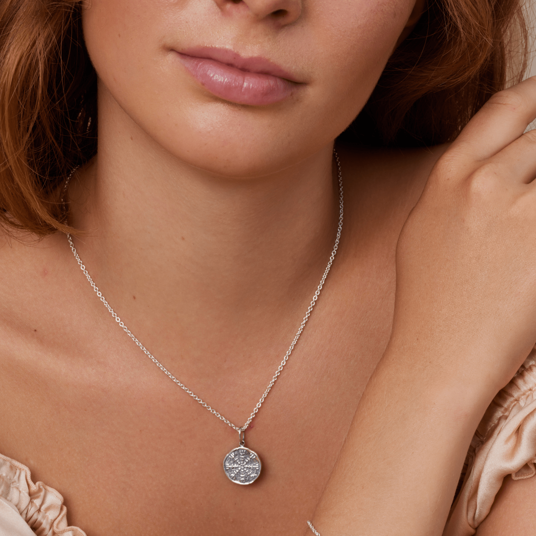 Jewelry Evolution Necklace Helm of Awe Protection Journey Talisman Necklace