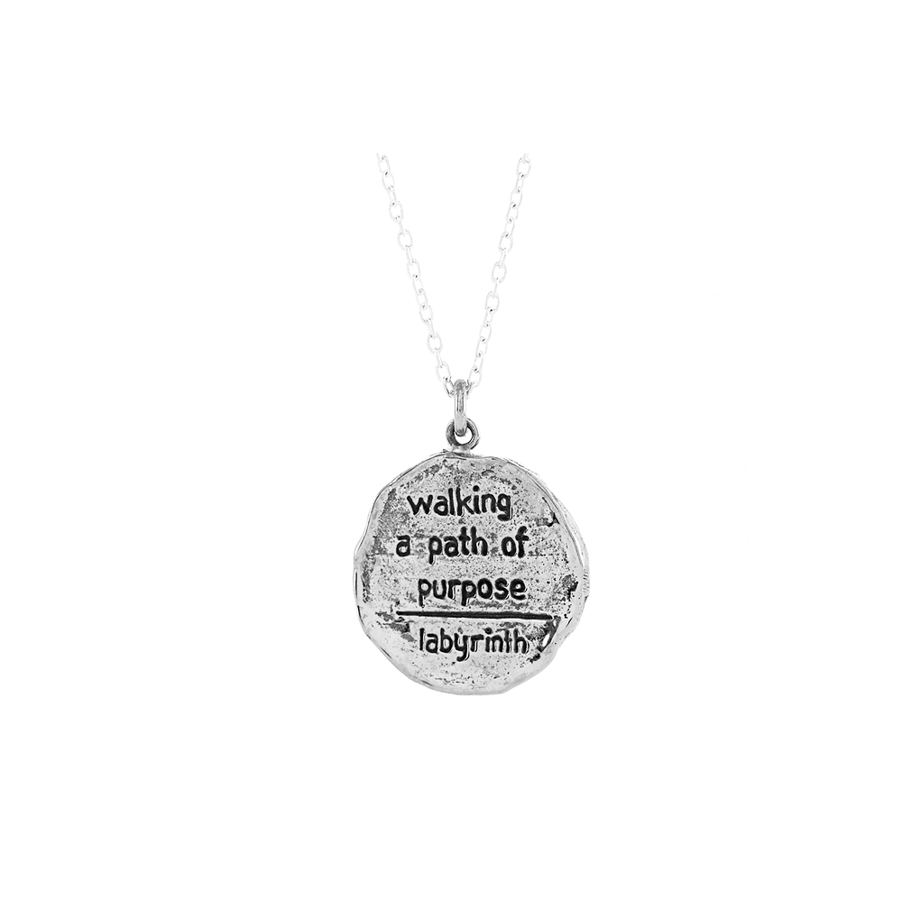 Jewelry Evolution Necklace Labyrinth Journey Talisman Necklace