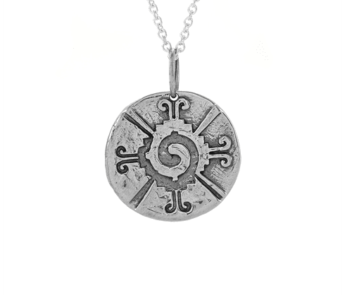 Jewelry Evolution Necklace The Four Agreements Hunab-Ku Pendant