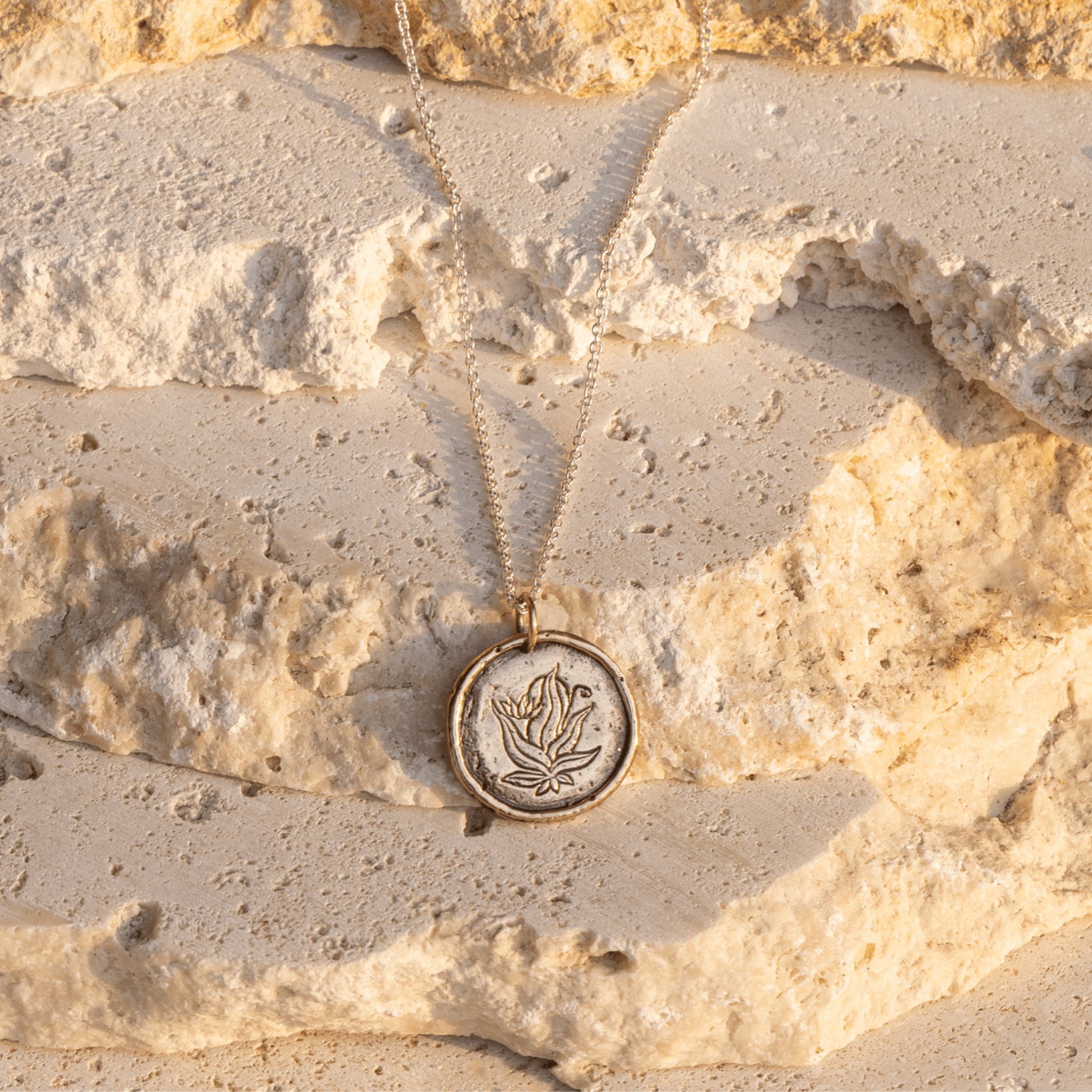Jewelry Evolution Necklace The Four Agreements Medallion Necklace