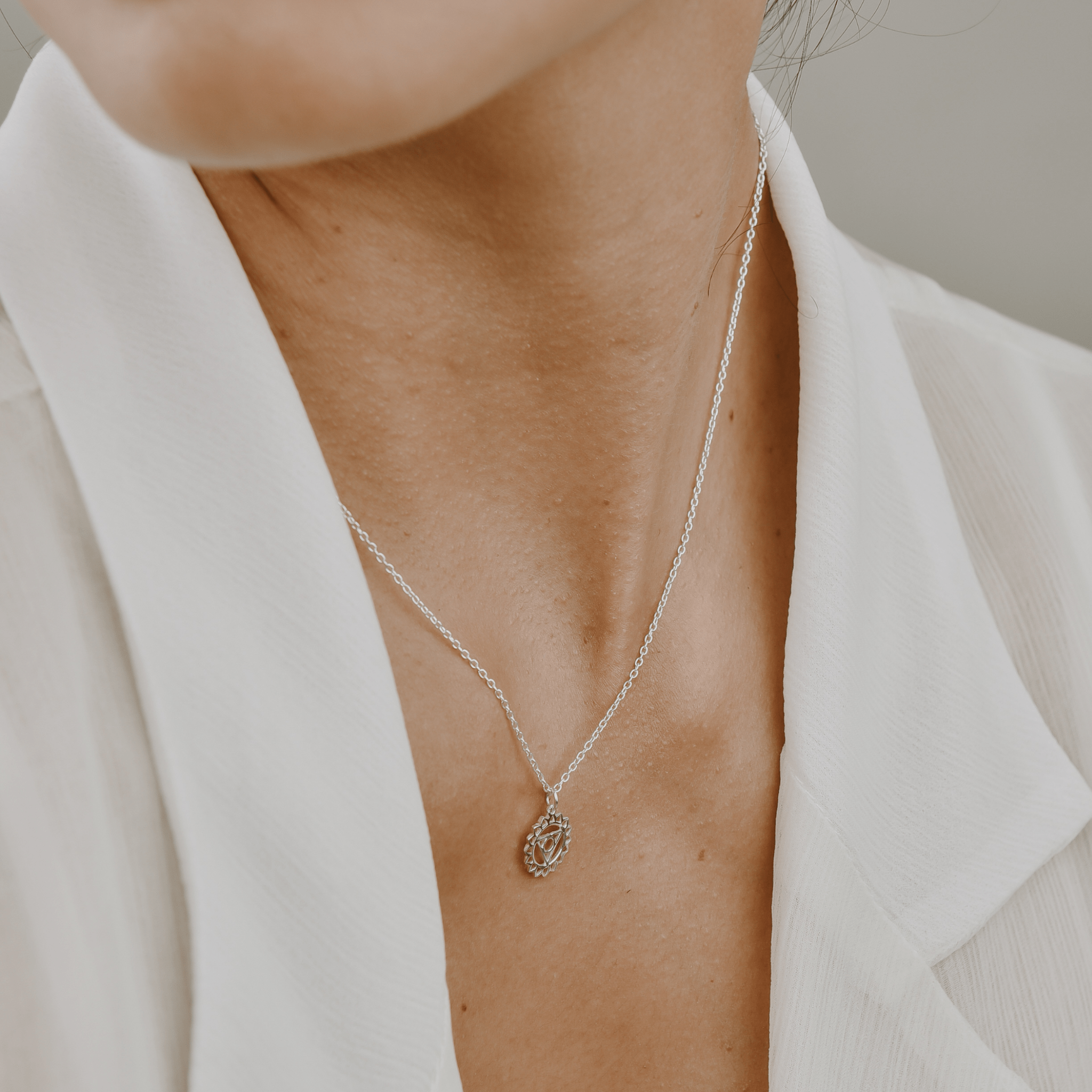 Jewelry Evolution Necklace Throat Chakra Filigree Chain Necklace