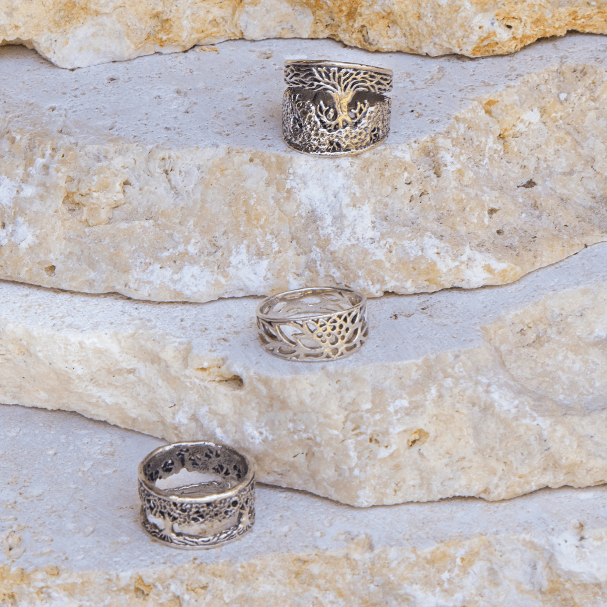 Jewelry Evolution Ring Tree of Life Saddle Ring