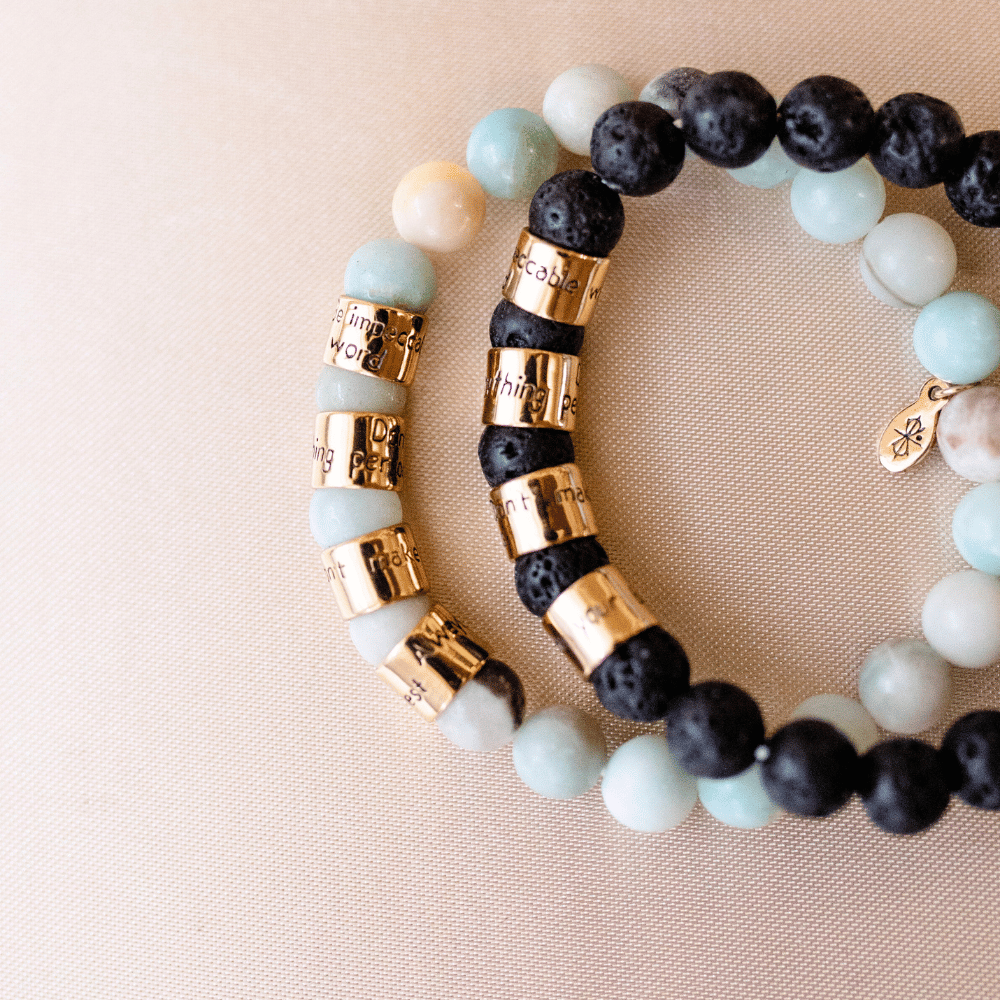 Jewelry Evolution8 Bracelet The Four Agreements Amazonite Beaded Bracelet