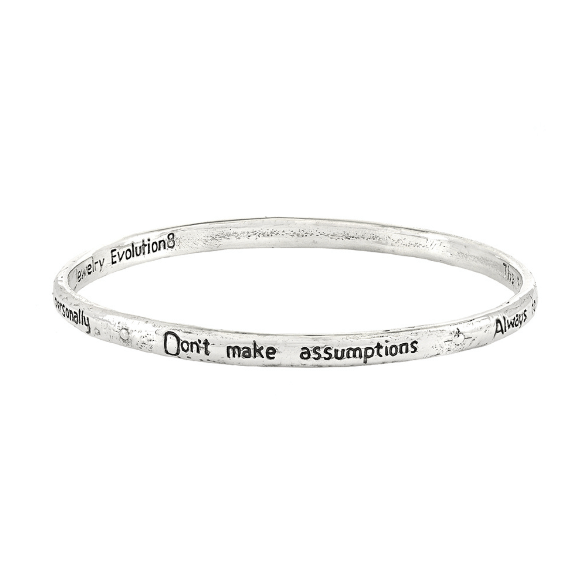 Jewelry Evolution8 Bracelet The Four Agreements Bangle