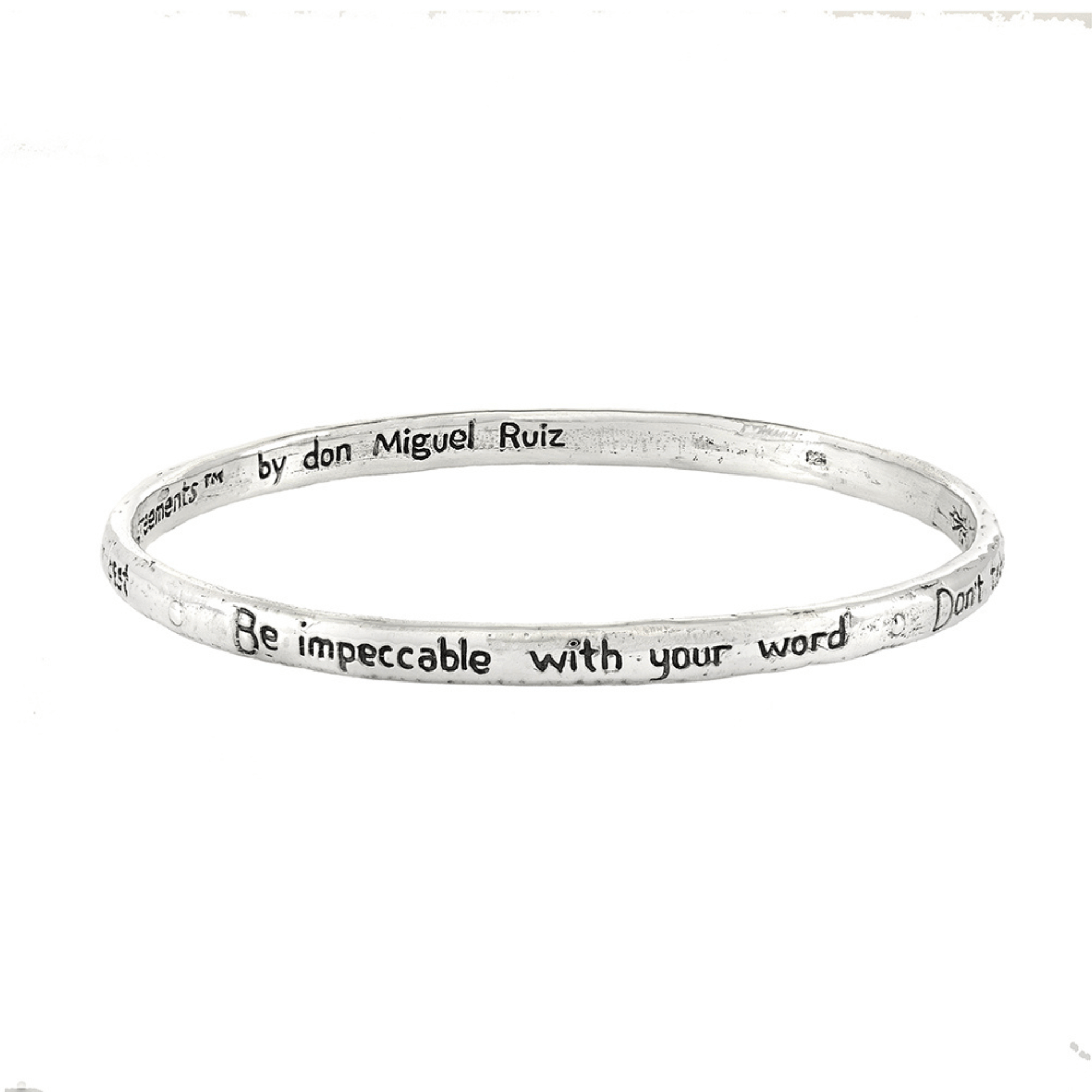 Jewelry Evolution8 Bracelet The Four Agreements Bangle