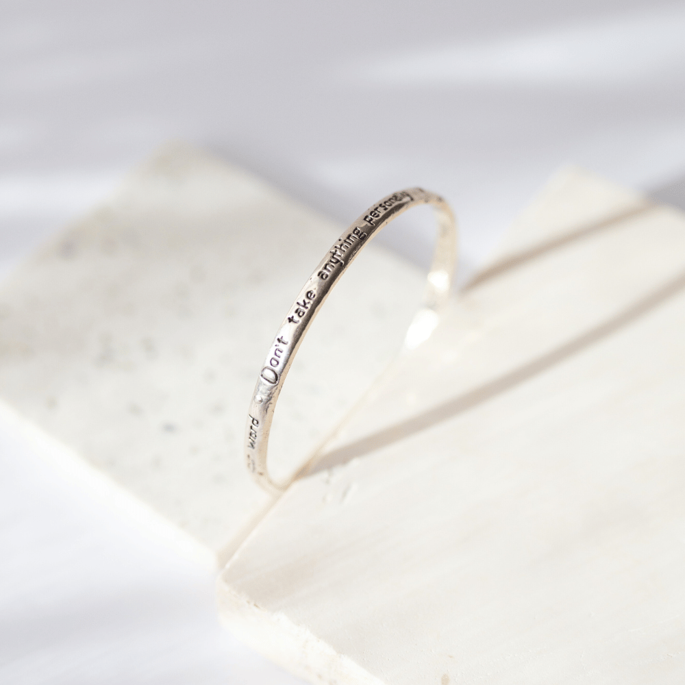 Jewelry Evolution8 Bracelet The Four Agreements Bangle