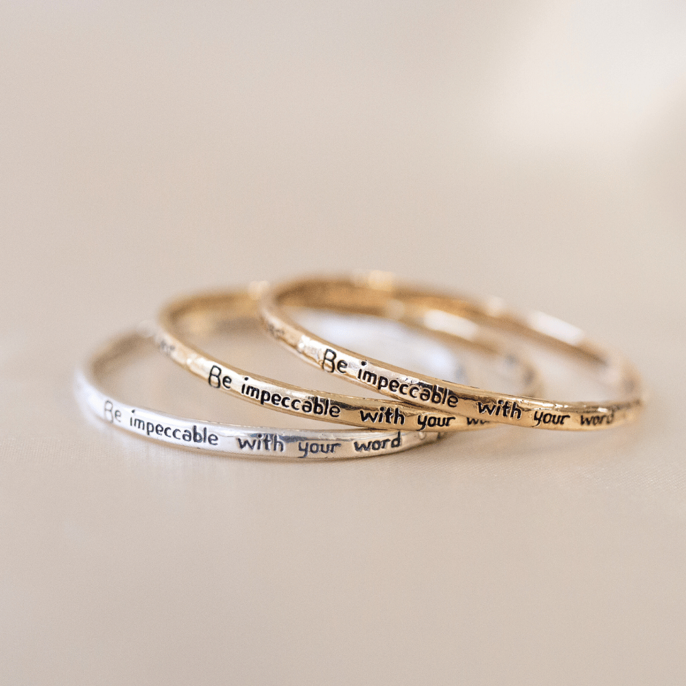 Jewelry Evolution8 Bracelet The Four Agreements Bangle
