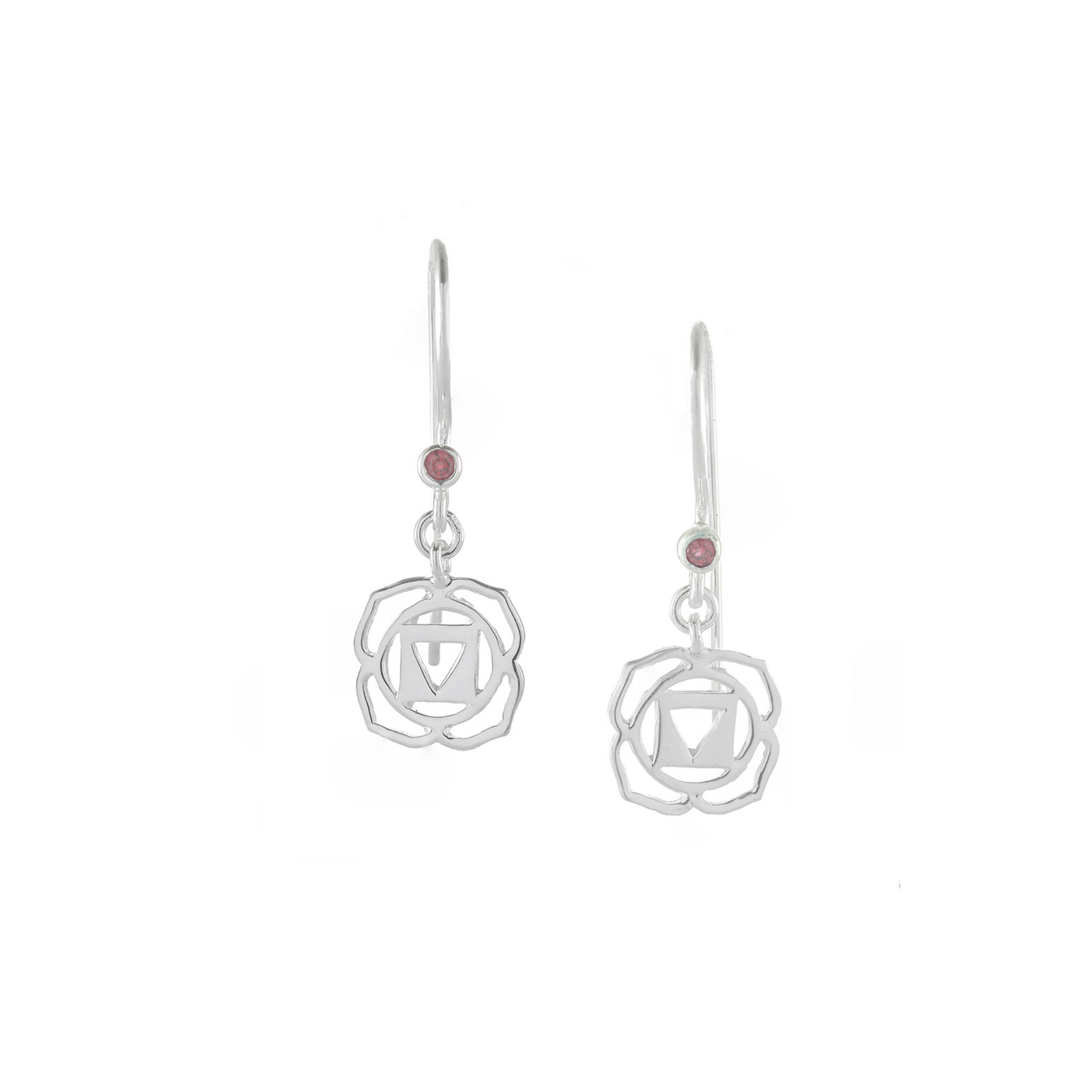 Jewelry Evolution8 Earrings Root Chakra Stone Dangle Earrings