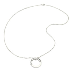 Jewelry Evolution8 Necklace The Four Agreements Ring Necklace in Sterling Silver