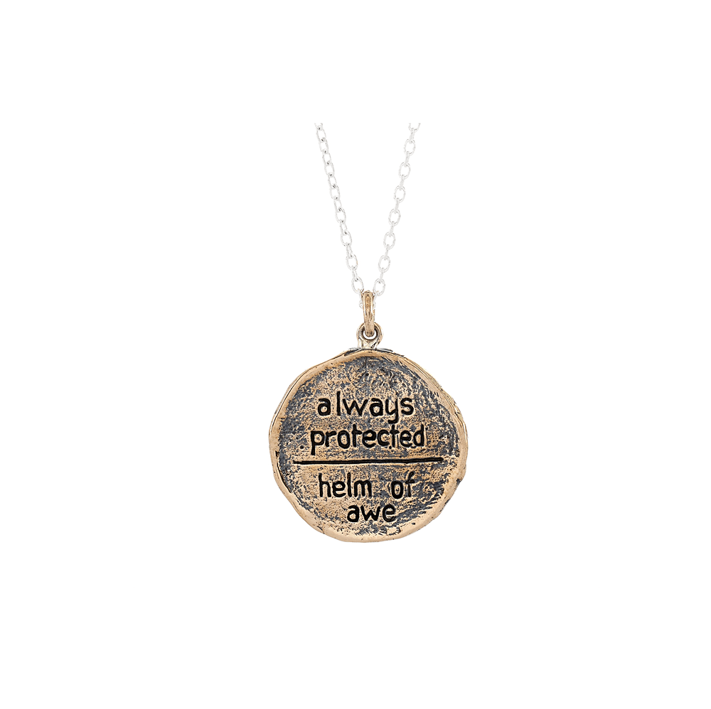 Melamun Necklace Helm of Awe Protection Journey Talisman Necklace