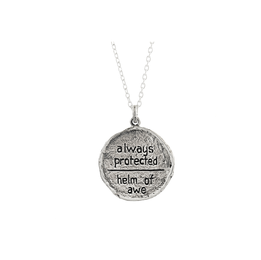 Melamun Necklace Helm of Awe Protection Journey Talisman Necklace