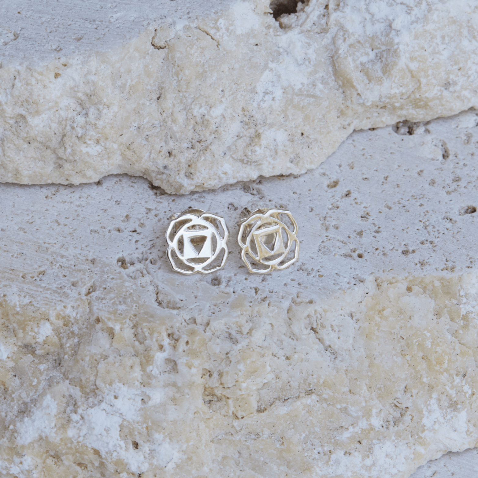 Chakra Symbol Stud Earrings Chakra Symbol Stud Earrings