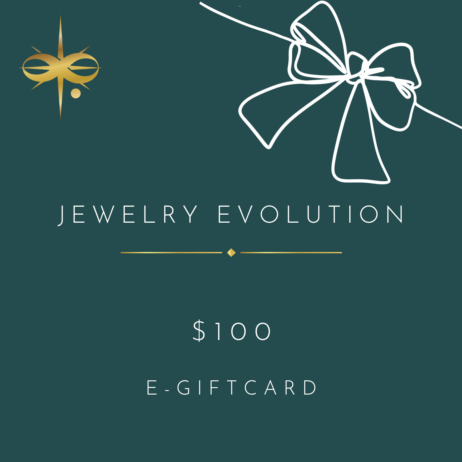Jewelry Evolution Gift Card $100.00 Gift Card