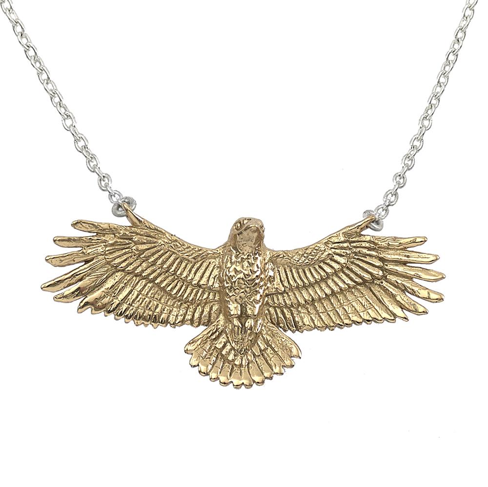 Jewelry Evolution Necklace Hawk "Clarity" Necklace in Bronze