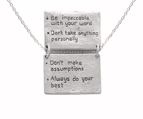 The Four Agreements Reminder Jewelry  Jewelry Evolution โ Jewelry