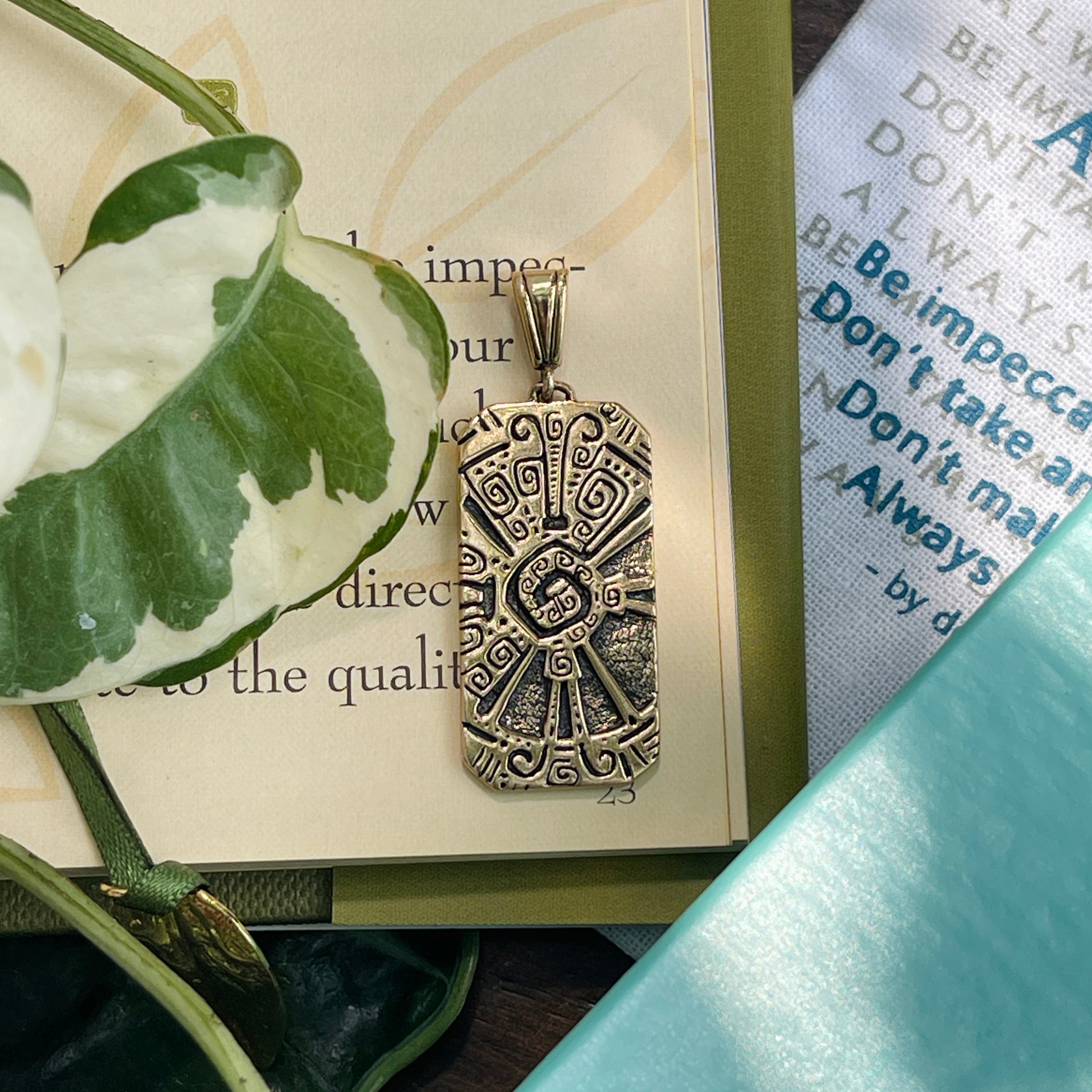 The Four Agreements Oneness Hunab-Ku Dogtag Pendant – Jewelry