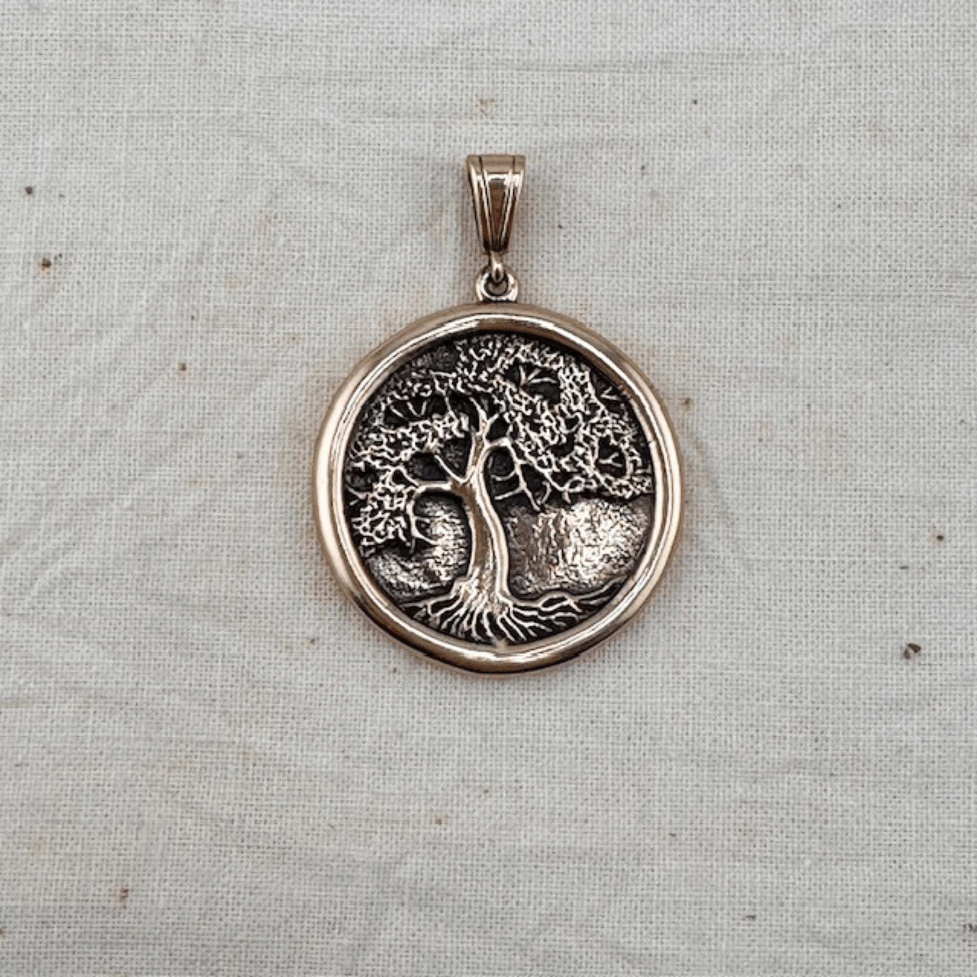 Jewelry Evolution Necklace The Four Agreements Tree of Life Medallion