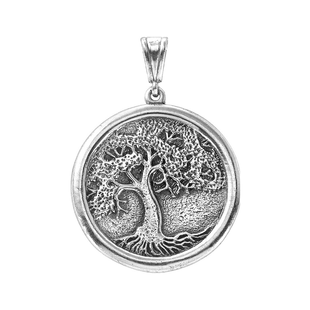 Jewelry Evolution Necklace The Four Agreements Tree of Life Medallion