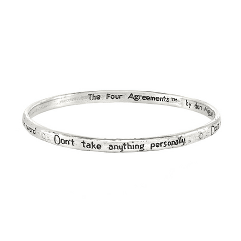 The Four Agreements Double Bangle Set